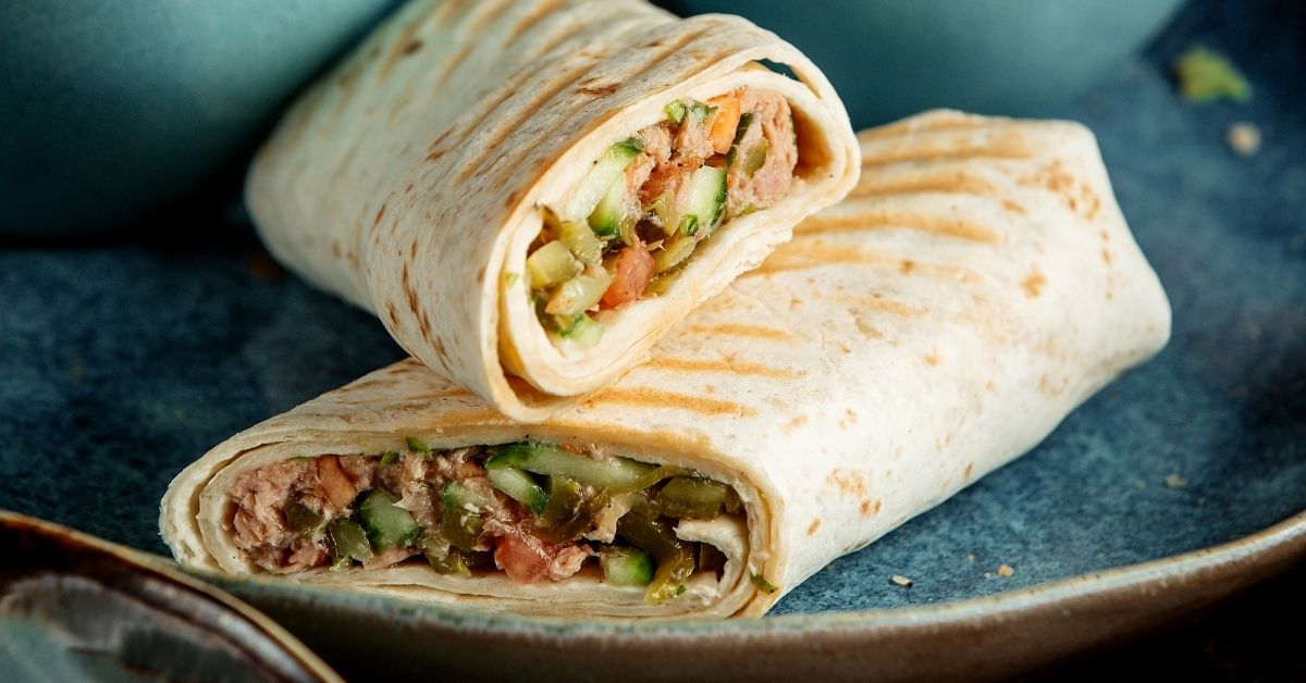 Chicken shawarma dish