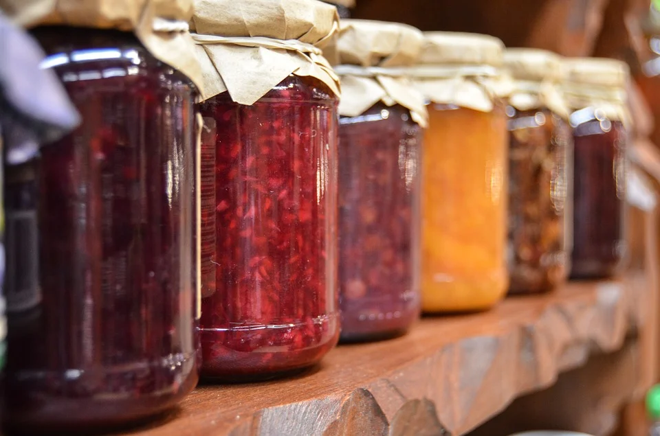 jars of condiments