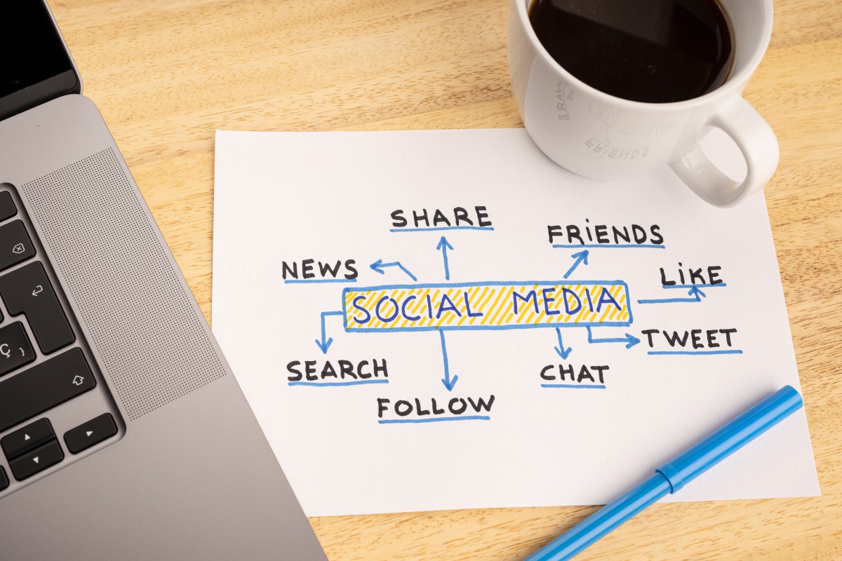 social-media-diagram-drawn-on-paper